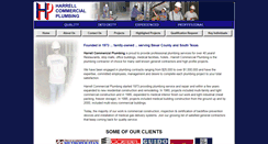 Desktop Screenshot of harrellplumbing.com